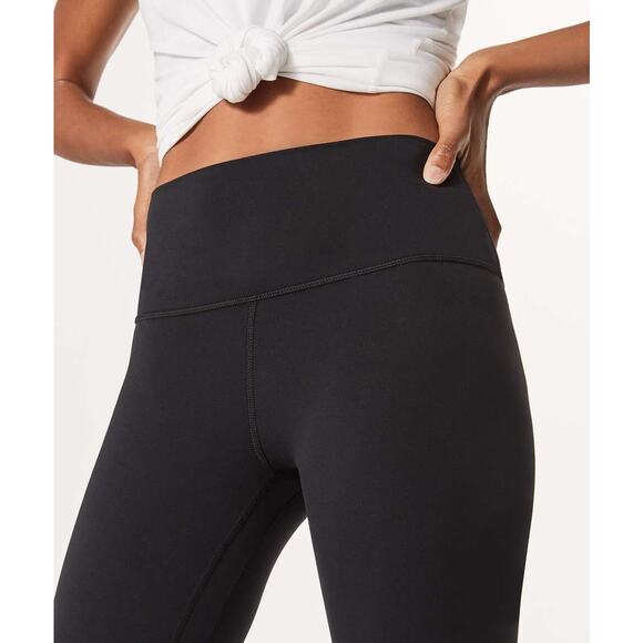 Lululemon Align Pant II 25" Sze 4 Black Nulu Peloton Edition - Picture 8 of 8